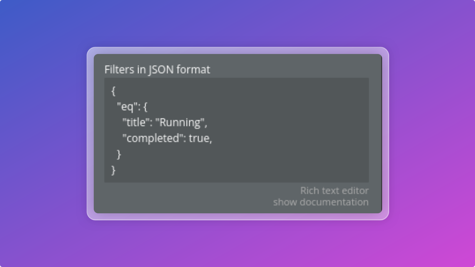 Supabase - JSON filters
